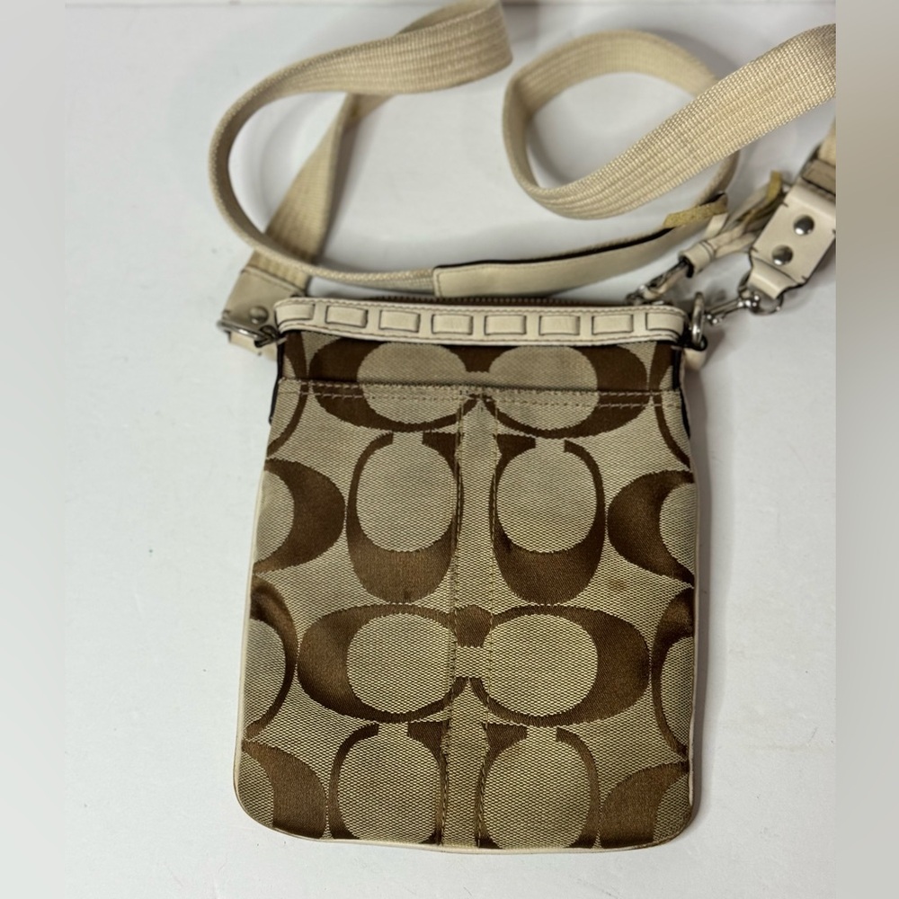 Coach Signature Stripe Bag Python Snake Crossbody… - image 2